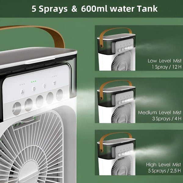 Mini USB Fan With Mist Water Spray Mini Cooler for Office Kitchen and Home