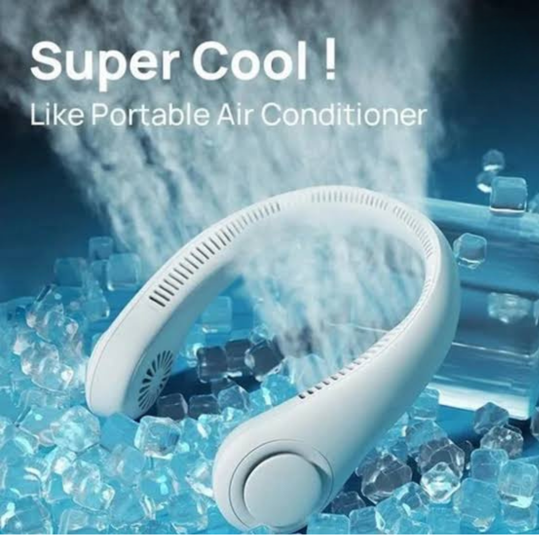 Portable Bladeless Hanging Neck Fan