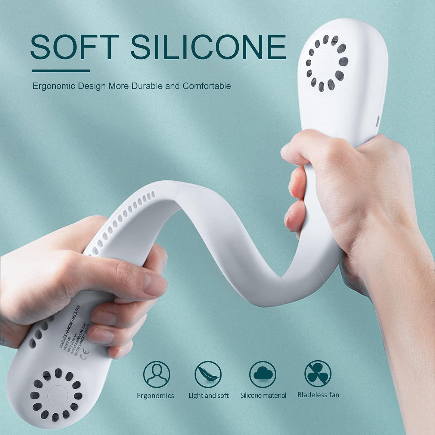 Portable Bladeless Hanging Neck Fan