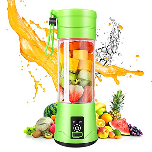 USB Rechargeable 6-Blade Portable Electric Juicer Blender