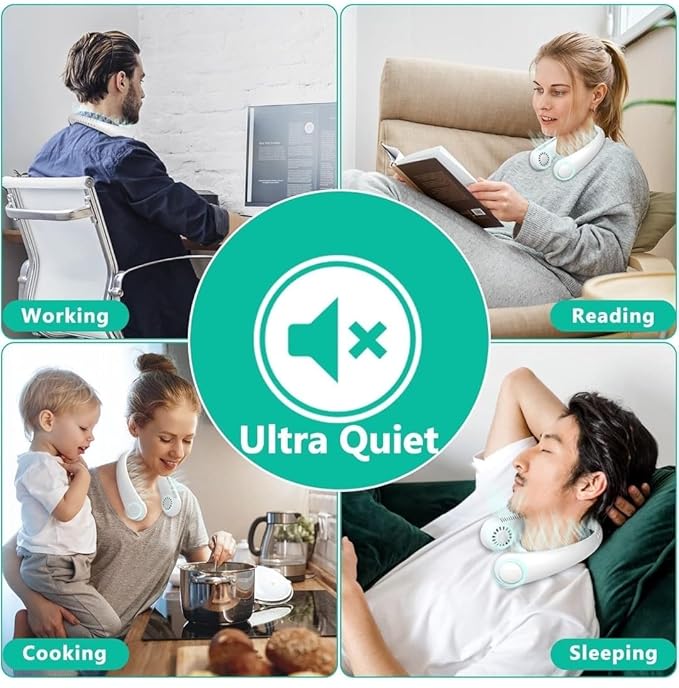 Portable Bladeless Hanging Neck Fan