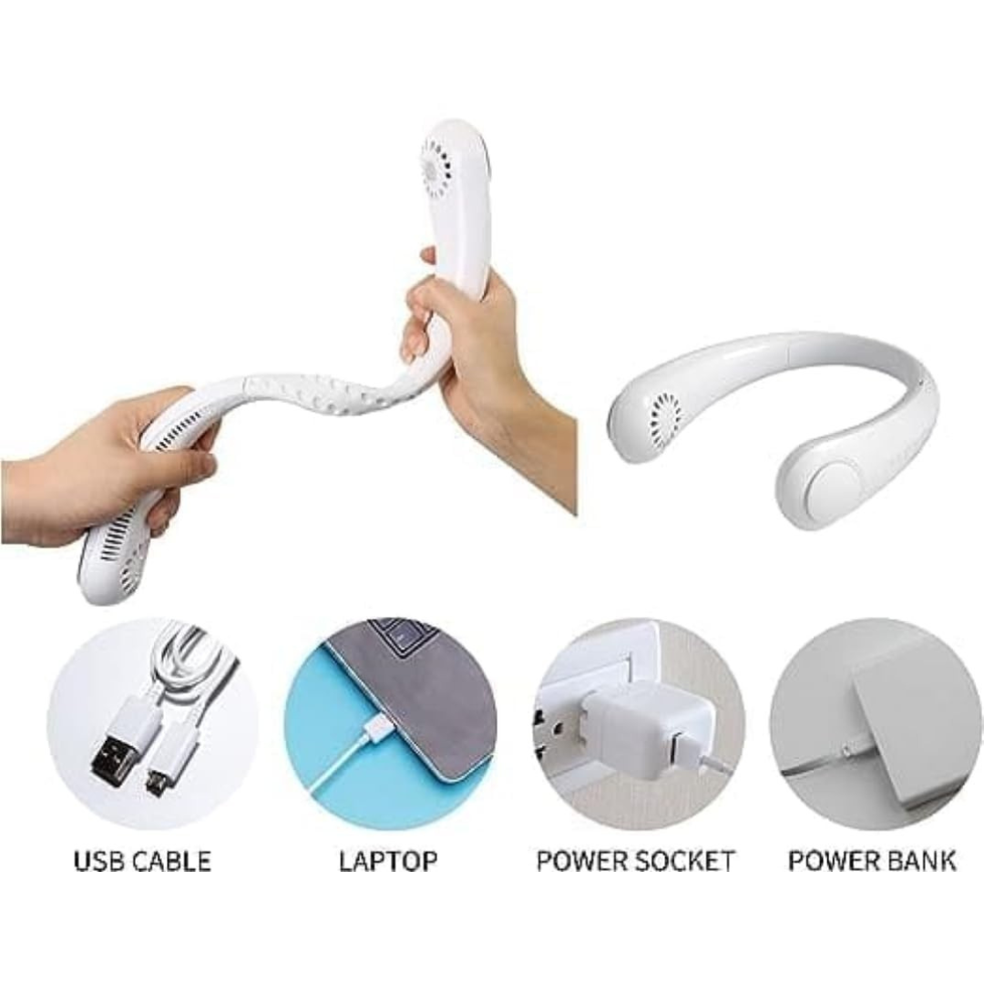 Portable Bladeless Hanging Neck Fan