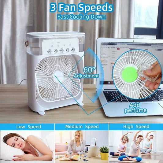 Mini USB Fan With Mist Water Spray Mini Cooler for Office Kitchen and Home